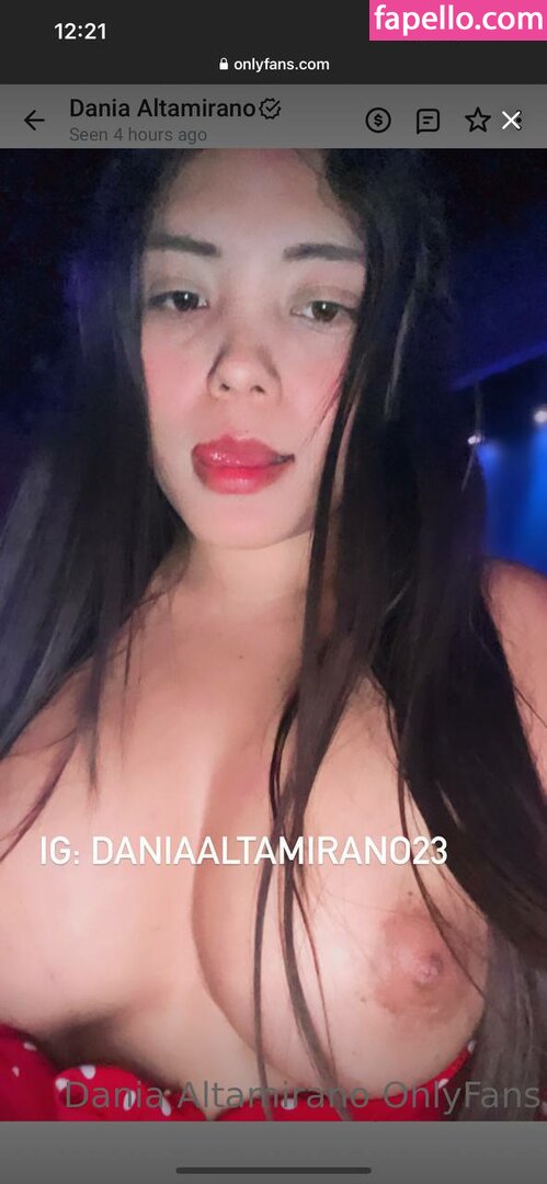 Dania Altamirano Daniaaltamiran Daniaaltamirano Nude Leaked