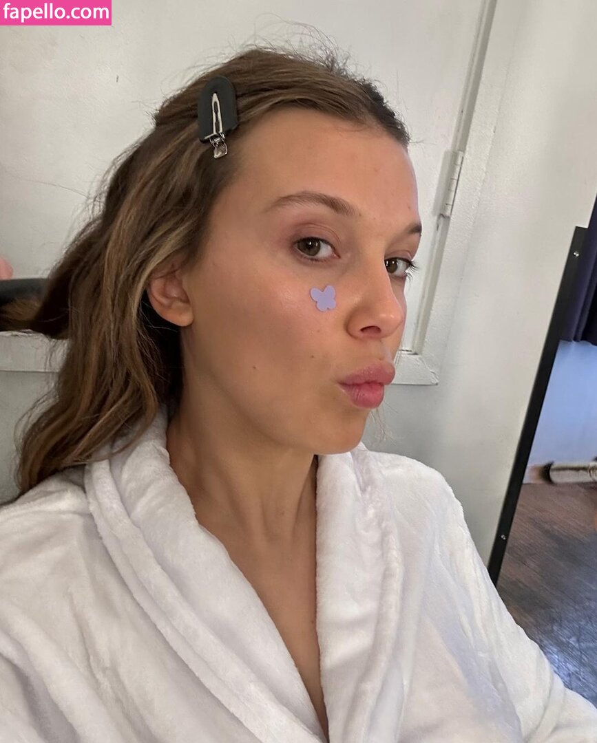 Millie Bobby Brown Milliebobbybrown Nude Leaked Onlyfans Photo