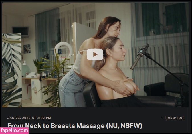 ASMR Massage leaked nude photo #0005 (ASMR Massage / Lady Barbers - / eliz_gry / irinasivalnaya / massagevids)