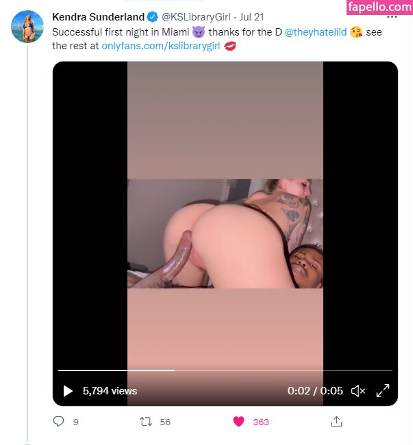 Kendra Sunderland leaked nude photo #0303 (Kendra Sunderland / kslibrarygirl / therealkendrasunderland)