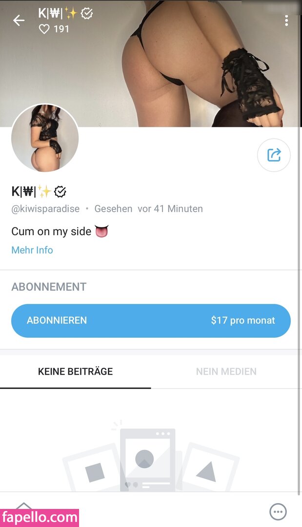 Kiwisparadise OnlyFans Leaked Picture