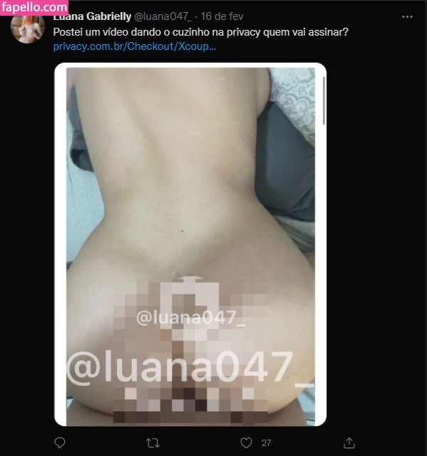 Luana Gabrielly leaked nude photo #0003 (Luana Gabrielly / Luana047_ / luanaa_gaab / u114883495)