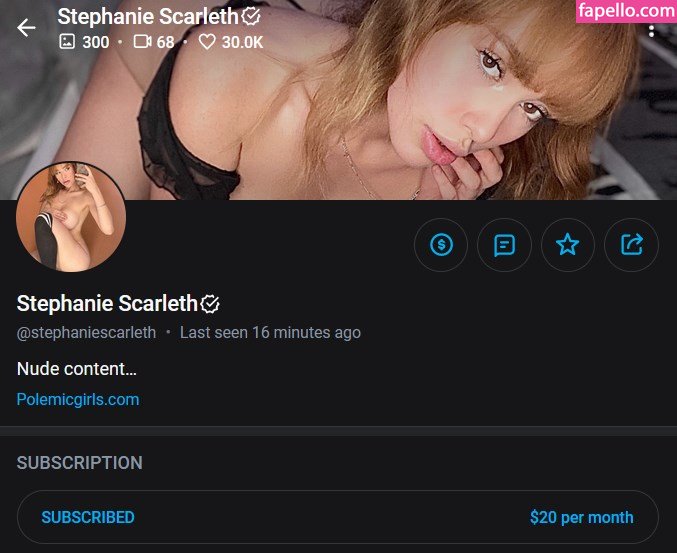 Stephanie Scarleth leaked nude photo #0015 (Stephanie Scarleth / stephaniescarleth / stephaniescarlethmx)