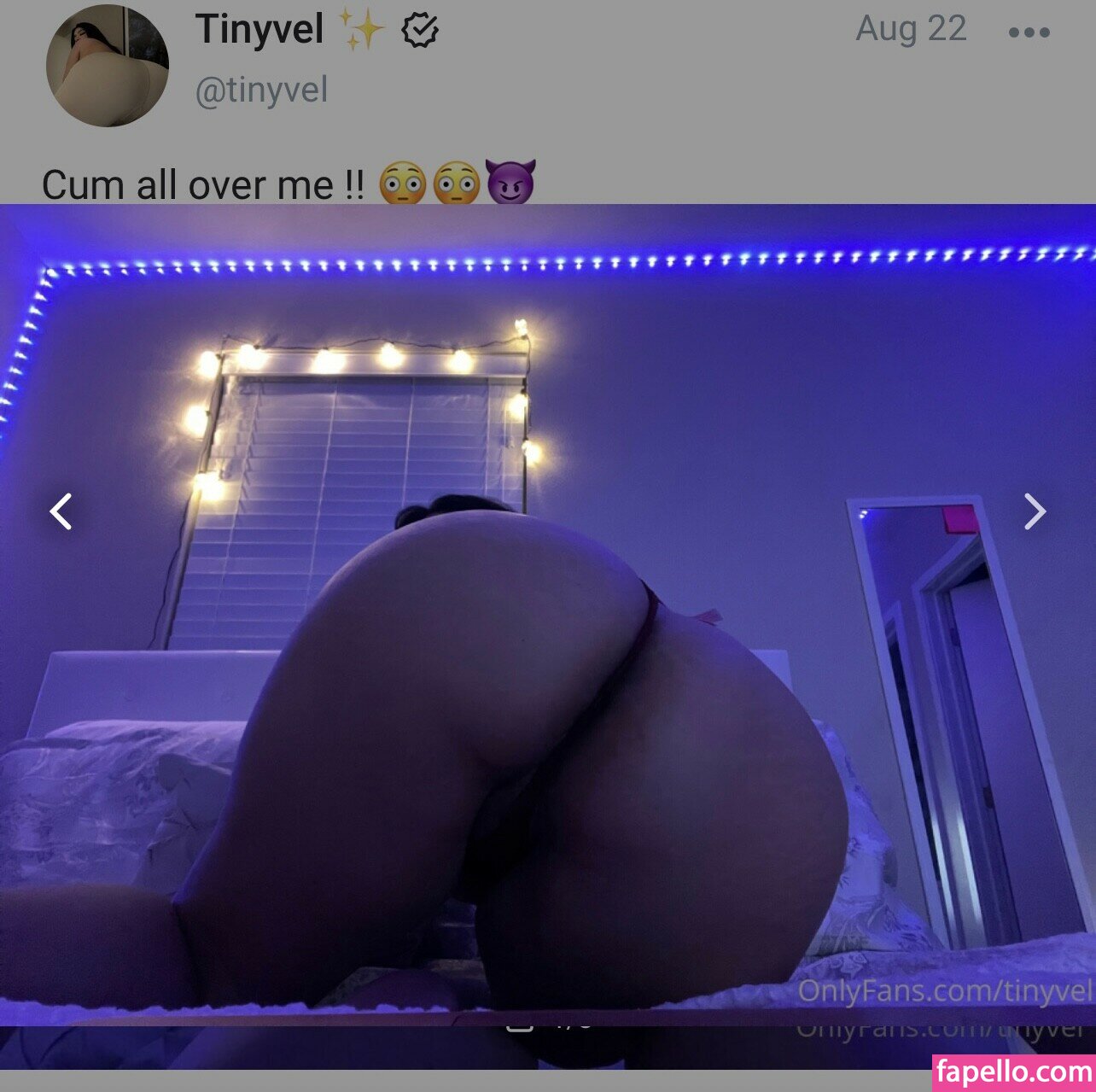 Tinyvel leaked nude photo #0031 (Tinyvel / tinyvelvet / vrealthick)