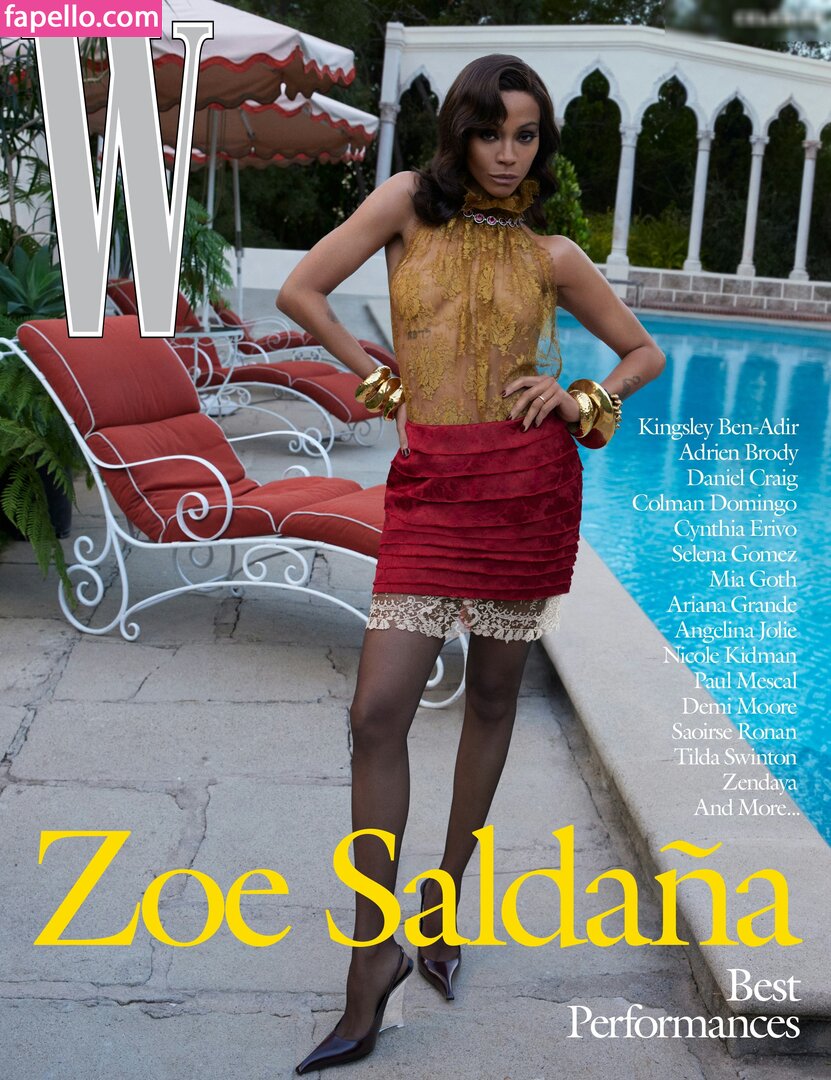 Zoe Saldana erome Latest Exclusive Leaked Photos